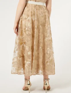 Marina Rinaldi Pantaloni E Gonne | Gonne*Gonna lunga in tulle OROCHIARO