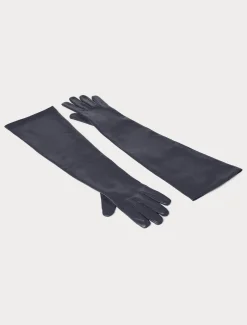 Marina Rinaldi Accessori | Accessori*Guanti lunghi in nappa BLUMARINO