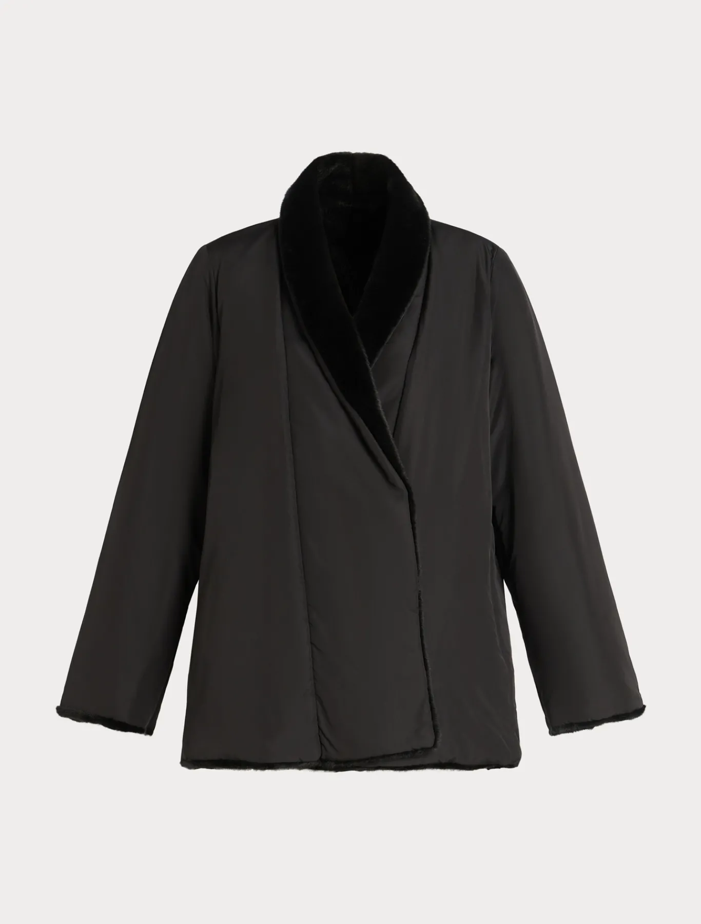 Marina Rinaldi Piumini | Piumini*Imbottito corto reversibile NERO