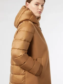 Marina Rinaldi Piumini*Imbottito in panno jersey e tela di nylon antigoccia NOCCIOLA