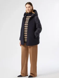 Marina Rinaldi Piumini*Imbottito in panno jersey e tela di nylon antigoccia BLUNOTTE