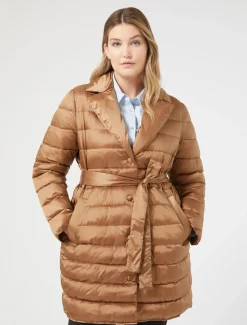 Marina Rinaldi Piumini | Piumini*Imbottito in tela di nylon antigoccia BISCOTTO