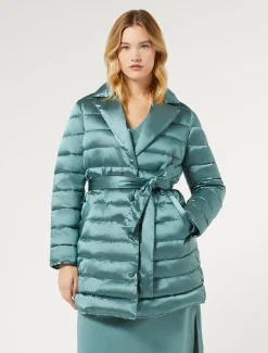 Marina Rinaldi Piumini | Piumini*Imbottito in tela di nylon antigoccia VERDESALVIA