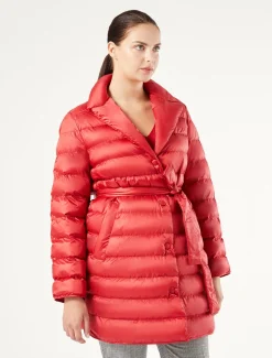Marina Rinaldi Piumini | Piumini*Imbottito in tela di nylon antigoccia ROSSO
