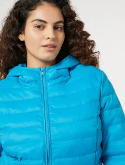 Marina Rinaldi Piumini | Piumini*Imbottito in tela di nylon antigoccia TURCHESE