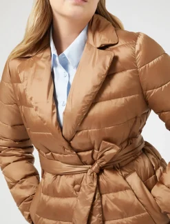 Marina Rinaldi Piumini | Piumini*Imbottito in tela di nylon antigoccia BISCOTTO
