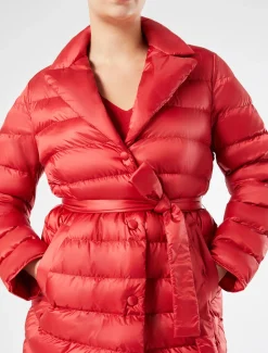 Marina Rinaldi Piumini | Piumini*Imbottito in tela di nylon antigoccia ROSSO