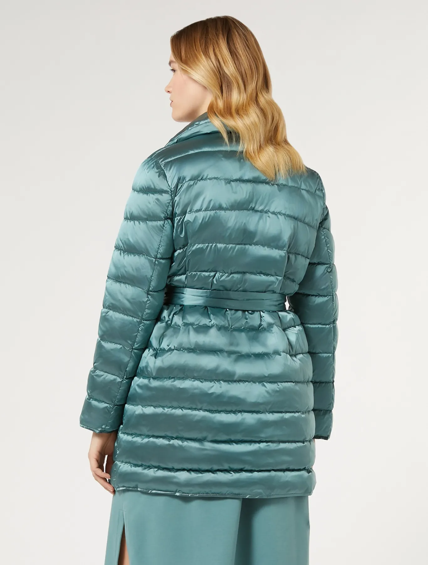 Marina Rinaldi Piumini | Piumini*Imbottito in tela di nylon antigoccia VERDESALVIA