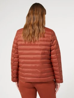Marina Rinaldi Piumini | Piumini*Imbottito in tela di nylon antigoccia TERRACOTTA