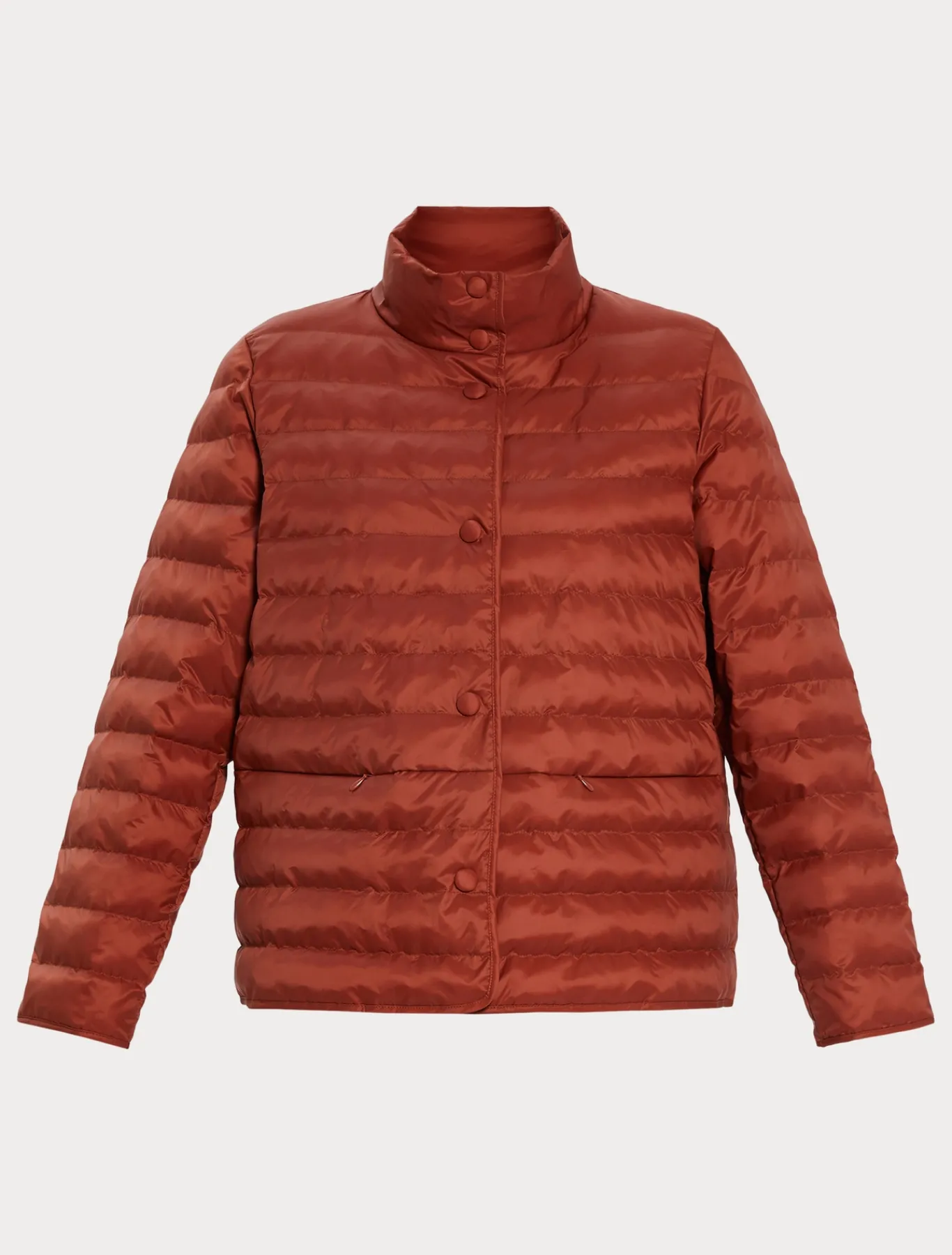 Marina Rinaldi Piumini | Piumini*Imbottito in tela di nylon antigoccia TERRACOTTA
