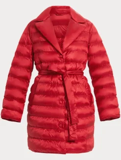 Marina Rinaldi Piumini | Piumini*Imbottito in tela di nylon antigoccia ROSSO