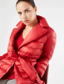 Marina Rinaldi Piumini | Piumini*Imbottito in tela di nylon antigoccia ROSSO