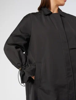 Marina Rinaldi Cappotti & Trench | Cappotti & Trench*Impermeabile in microtwill antigoccia NERO