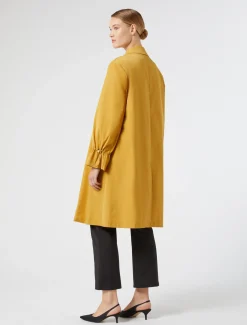 Marina Rinaldi Cappotti & Trench | Cappotti & Trench*Impermeabile in microtwill antigoccia SENAPE