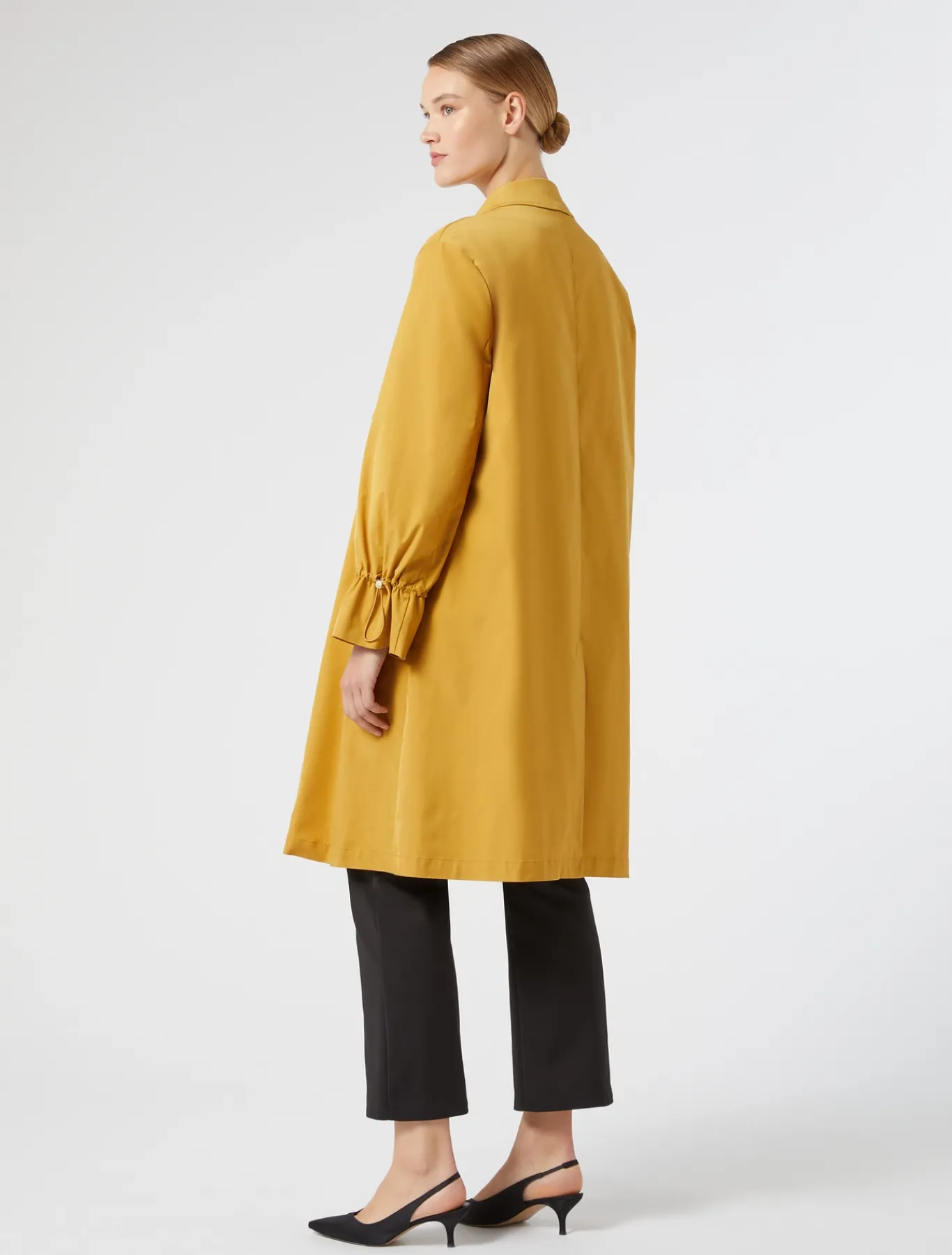 Marina Rinaldi Cappotti & Trench | Cappotti & Trench*Impermeabile in microtwill antigoccia SENAPE