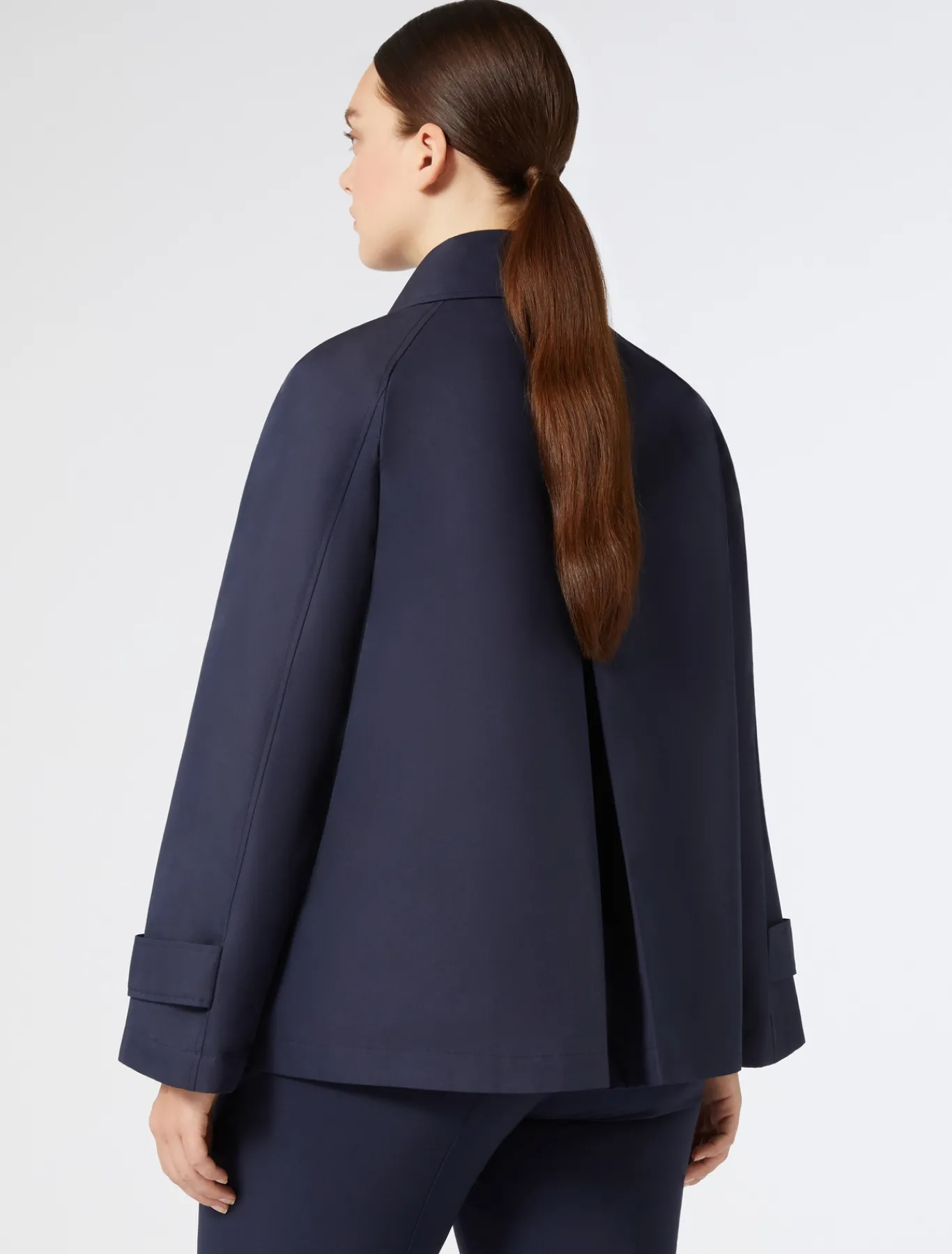 Marina Rinaldi Cappotti & Trench | Cappotti & Trench*Impermeabile in twill di misto cotone BLUNOTTE