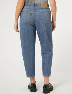 Marina Rinaldi Pantaloni & Jeans | Pantaloni & Jeans*Jeans boyfriend in denim ricamato BLU