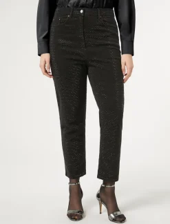 Marina Rinaldi Pantaloni & Jeans | Pantaloni & Jeans*Jeans in denim con strass TESTAMORO
