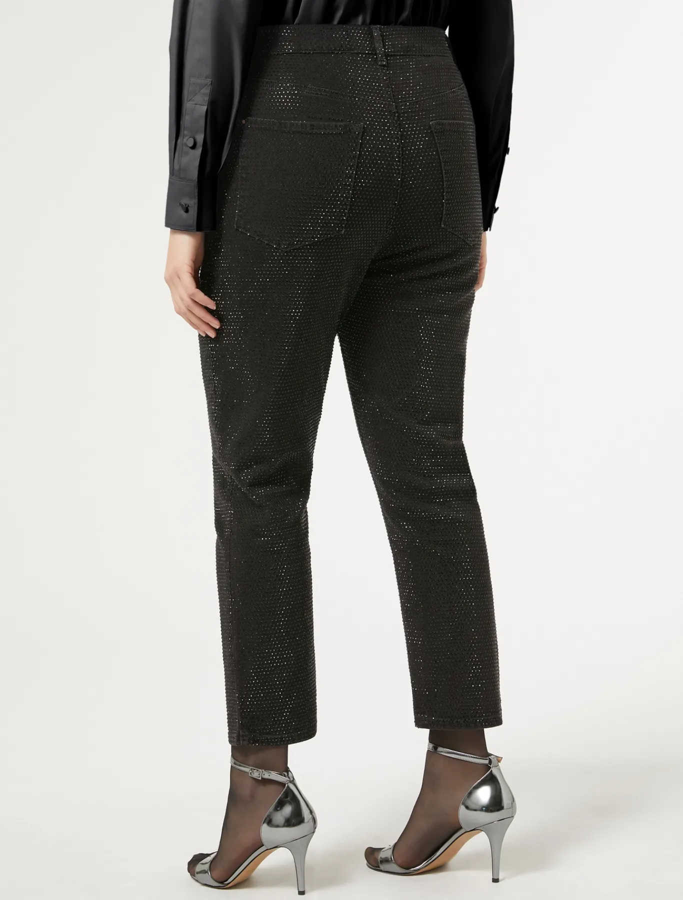 Marina Rinaldi Pantaloni & Jeans | Pantaloni & Jeans*Jeans in denim con strass TESTAMORO