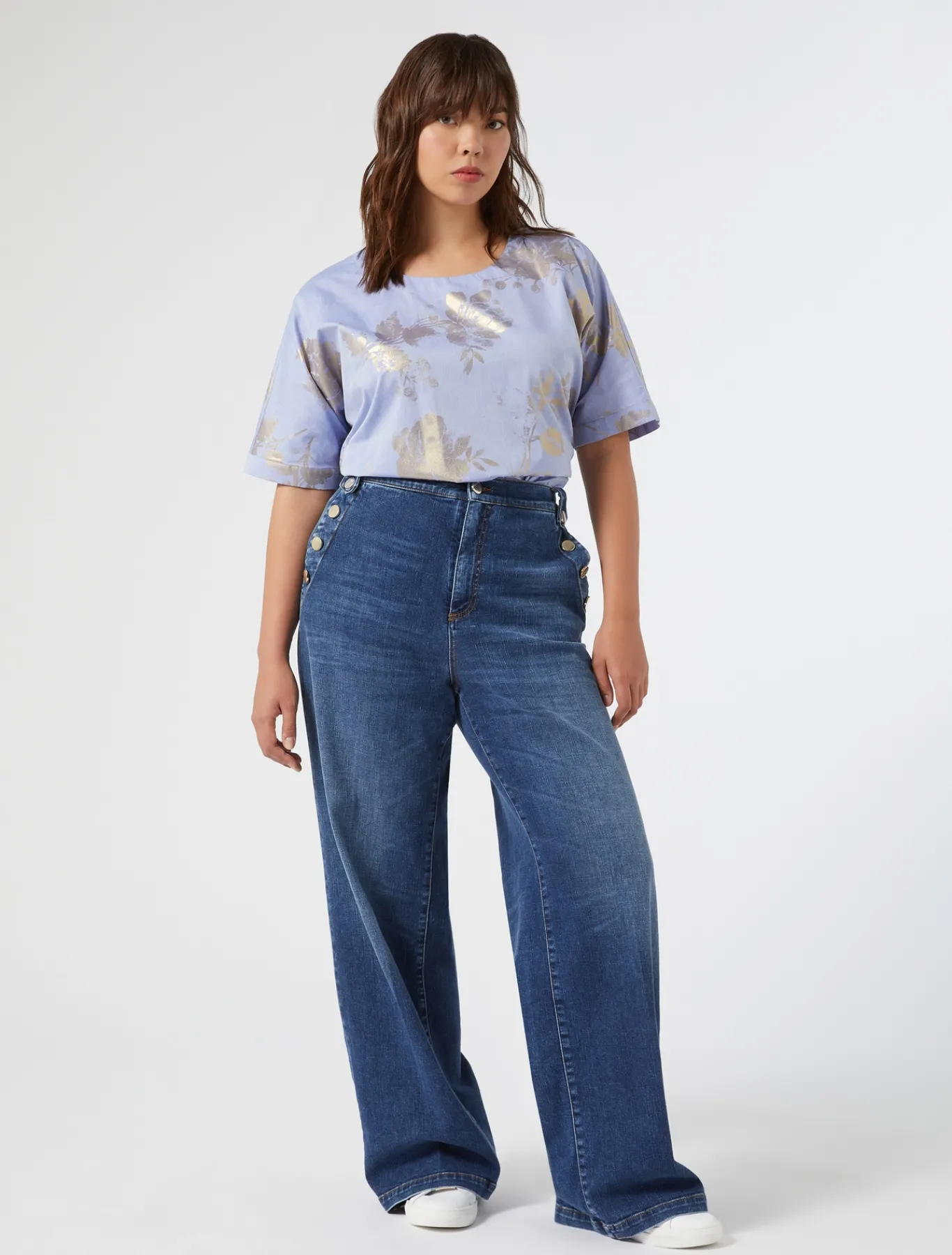 Marina Rinaldi Pantaloni & Jeans | Pantaloni & Jeans*Jeans in denim di cotone BLU