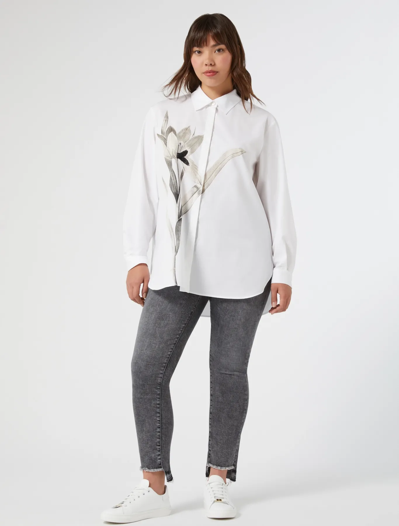 Marina Rinaldi Pantaloni & Jeans | Pantaloni & Jeans*Jeans in denim di cotone NERO