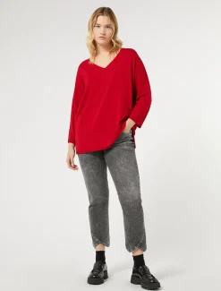 Marina Rinaldi Pantaloni & Jeans | Pantaloni & Jeans*Jeans in denim di cotone NERO