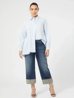 Marina Rinaldi Pantaloni & Jeans | Pantaloni & Jeans*Jeans in denim di cotone BLUNOTTE