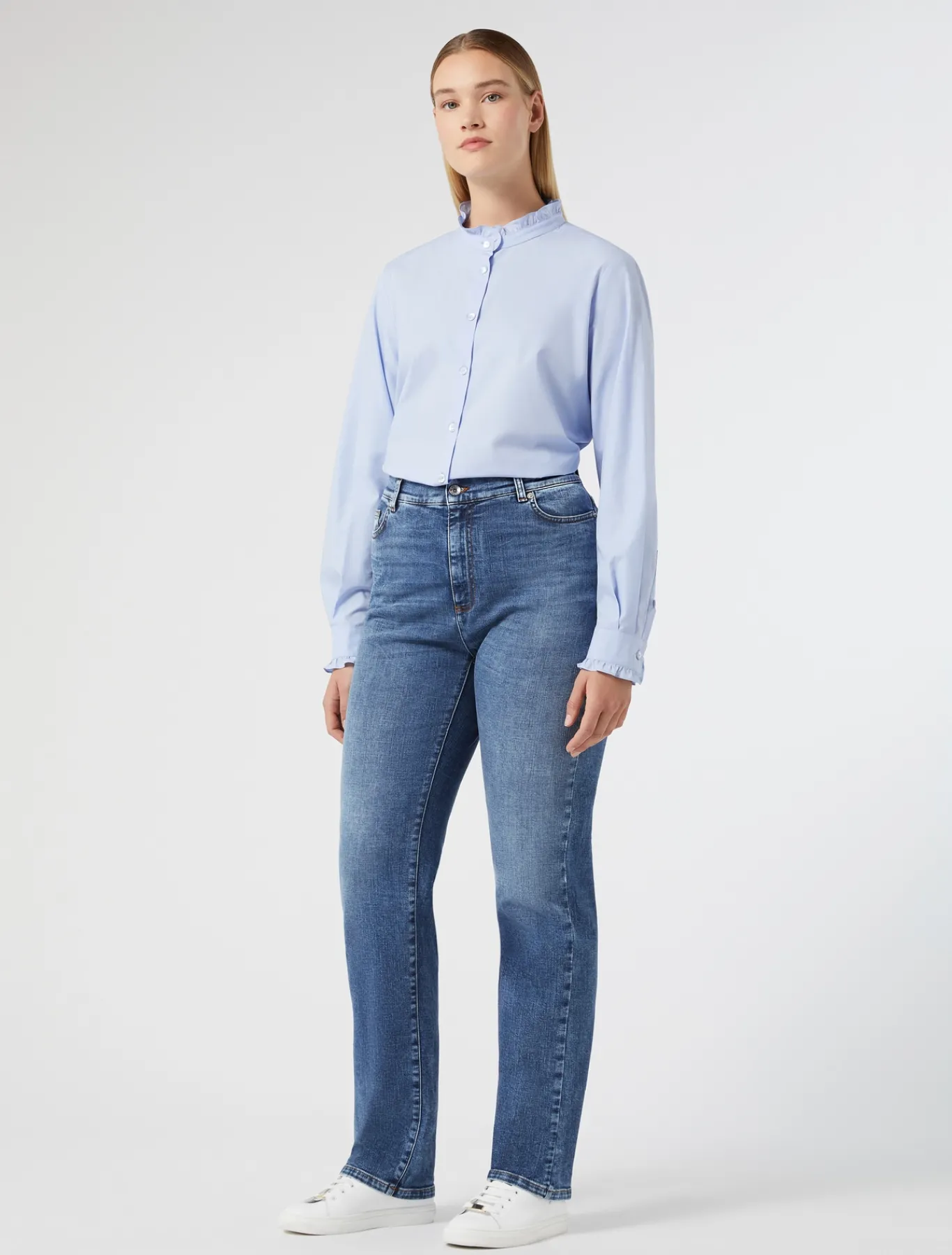 Marina Rinaldi Pantaloni & Jeans | Pantaloni & Jeans*Jeans in denim di cotone BLU