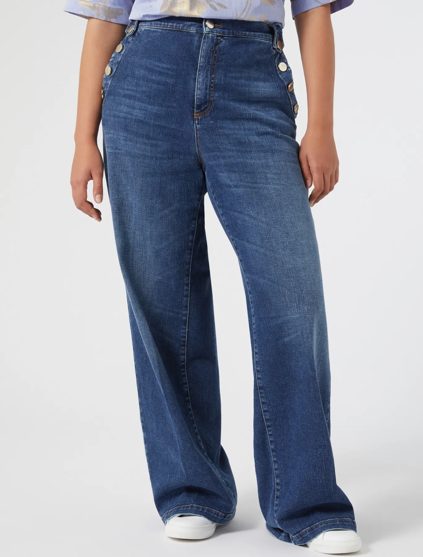 Marina Rinaldi Pantaloni & Jeans | Pantaloni & Jeans*Jeans in denim di cotone BLU