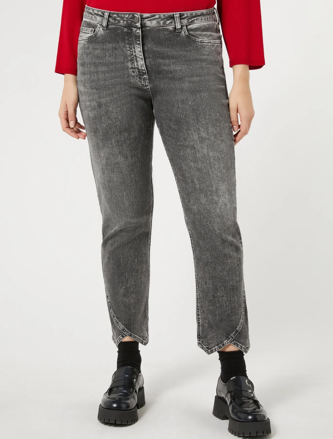 Marina Rinaldi Pantaloni & Jeans | Pantaloni & Jeans*Jeans in denim di cotone NERO