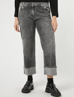 Marina Rinaldi Pantaloni & Jeans | Pantaloni & Jeans*Jeans in denim di cotone NERO