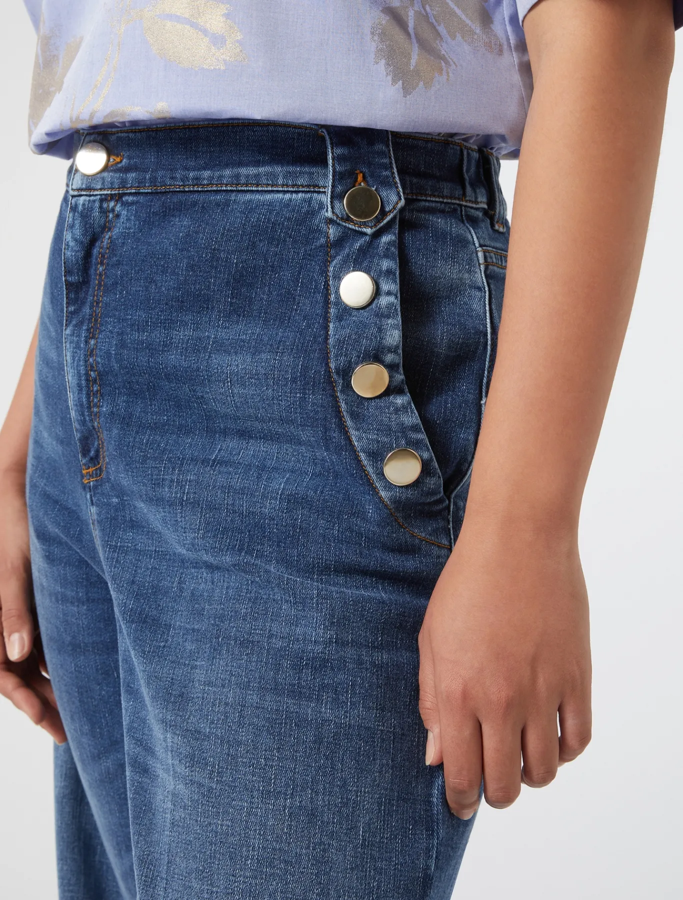 Marina Rinaldi Pantaloni & Jeans | Pantaloni & Jeans*Jeans in denim di cotone BLU