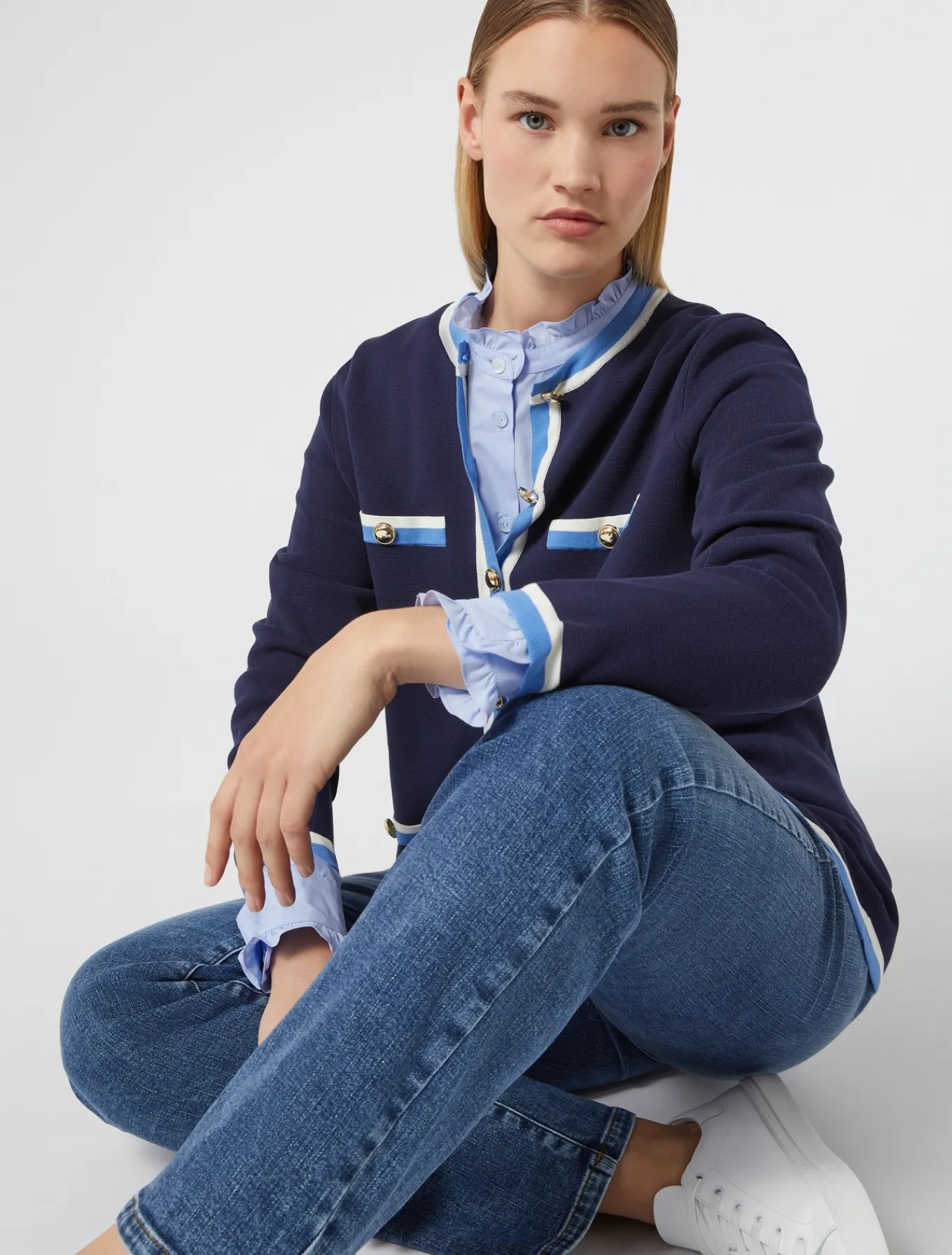 Marina Rinaldi Pantaloni & Jeans | Pantaloni & Jeans*Jeans in denim di cotone BLU