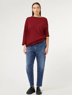 Marina Rinaldi Pantaloni & Jeans | Pantaloni & Jeans*Jeans in denim di misto cotone BLU