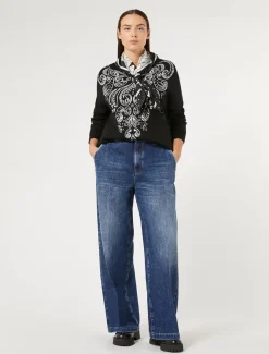 Marina Rinaldi Pantaloni & Jeans | Pantaloni & Jeans*Jeans in denim di misto cotone BLU