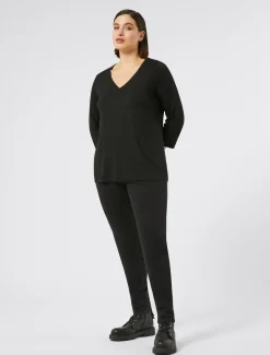 Marina Rinaldi Pantaloni & Jeans | Pantaloni & Jeans*Jeans leggings fit in jersey denim NERO