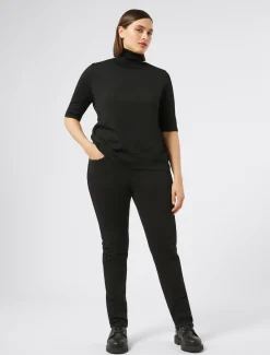 Marina Rinaldi Pantaloni & Jeans | Pantaloni & Jeans*Jeans Wonder fit in denim compatto NERO