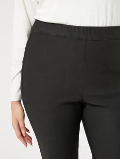 Marina Rinaldi Pantaloni & Jeans | Pantaloni & Jeans*Leggings in denim di cotone stretch NERO