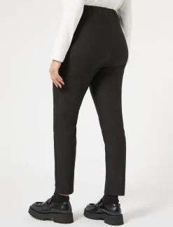 Marina Rinaldi Pantaloni & Jeans | Pantaloni & Jeans*Leggings in denim di cotone stretch NERO