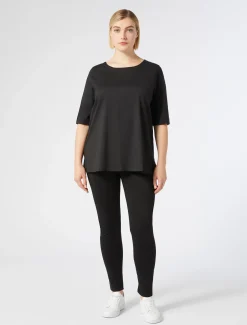 Marina Rinaldi Pantaloni & Jeans | Pantaloni & Jeans*Leggings in jersey compatto NERO