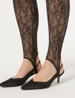 Marina Rinaldi Accessori | Accessori*Leggings in pizzo stretch NERO