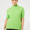Marina Rinaldi Maglieria | Maglieria*Maglia dolcevita in cachemire LIME
