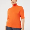 Marina Rinaldi Maglieria | Maglieria*Maglia dolcevita in lana ARANCIO