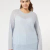 Marina Rinaldi Maglieria | Maglieria*Maglia in alpaca e mohair AZZURRO