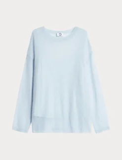 Marina Rinaldi Maglieria | Maglieria*Maglia in alpaca e mohair AZZURRO
