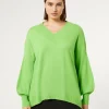 Marina Rinaldi Maglieria | Maglieria*Maglia in cachemire LIME