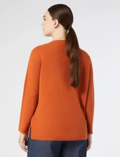 Marina Rinaldi Maglieria | Maglieria*Maglia in cachemire ROSSOARANCIO