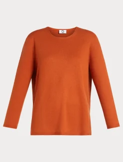 Marina Rinaldi Maglieria | Maglieria*Maglia in cachemire ROSSOARANCIO