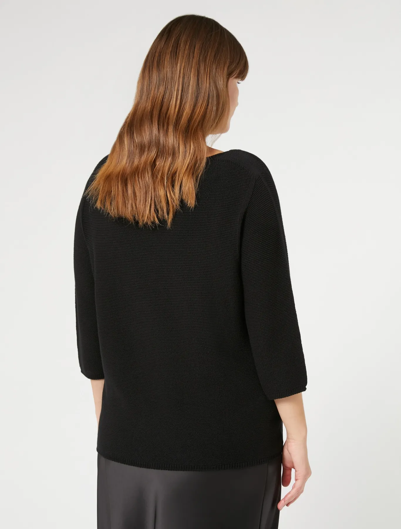 Marina Rinaldi Maglieria | Maglieria*Maglia in cotone NERO