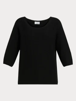 Marina Rinaldi Maglieria | Maglieria*Maglia in cotone NERO